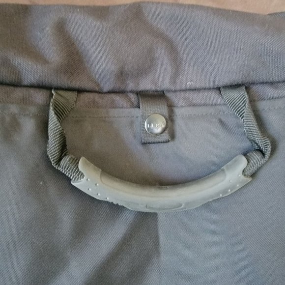 LL Bean Messenger School Collage Work Bag Travel Bag Blue White Black main image 7